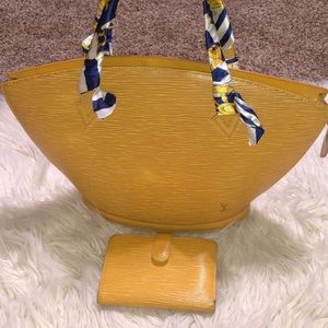 LV Epi Leather Bag And Wallet Authentic